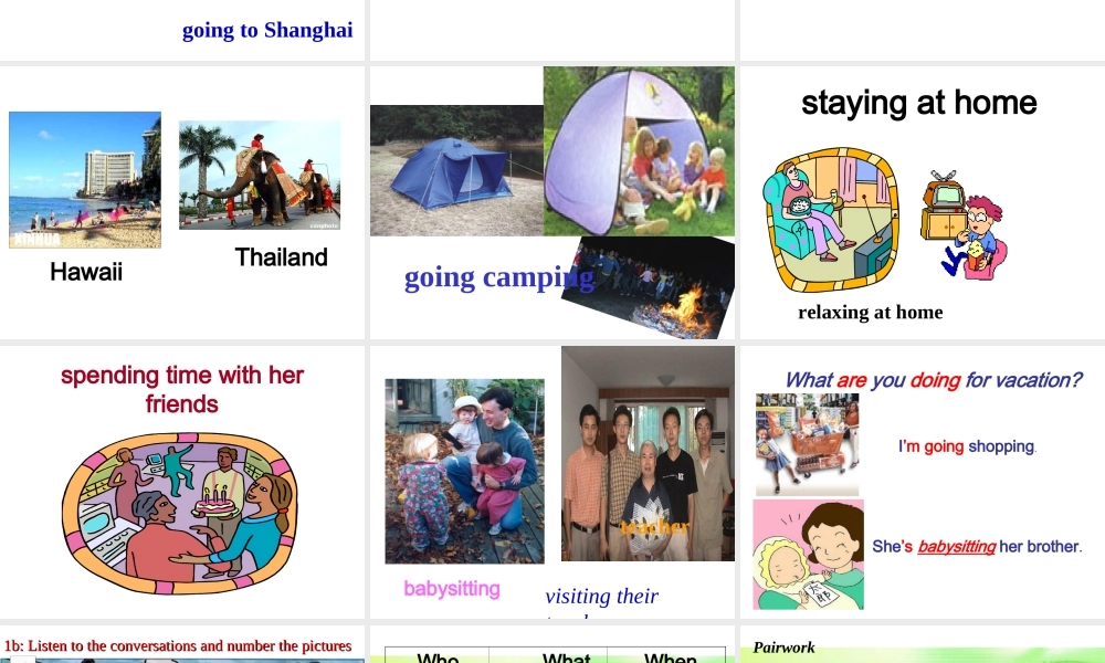 八年级英语上Unit3 SectionA课件1人教版 课件