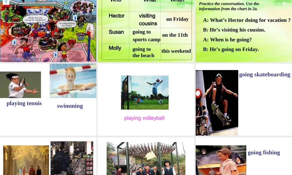 八年级英语上Unit3 SectionA课件1人教版 课件