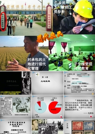 八年级历史下册(第3课 土地改革)课件 新人教版 课件