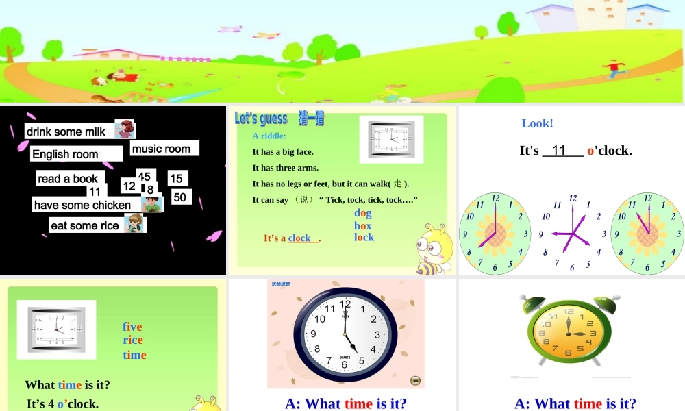 四下Unit2ALet'slearn