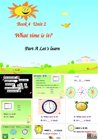 四下Unit2ALet'slearn