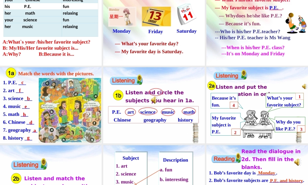 七年级新目标英语Unit9_