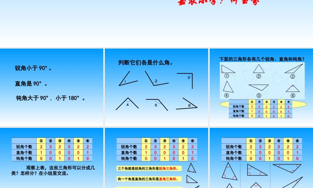 人教2011版小学数学四年级观察物体(二)ppt