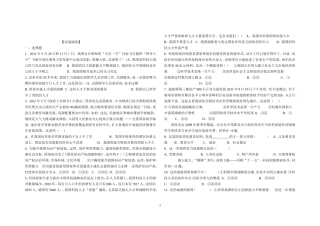 思品中考热点实战演练
