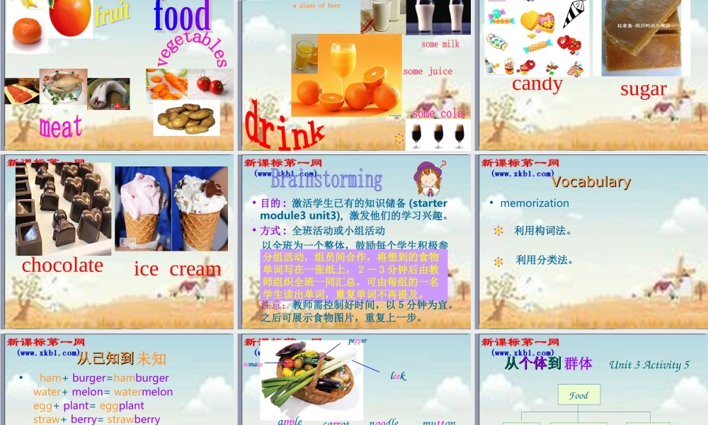 Module-4-Healthy-food全模块课件-(外研版七上)