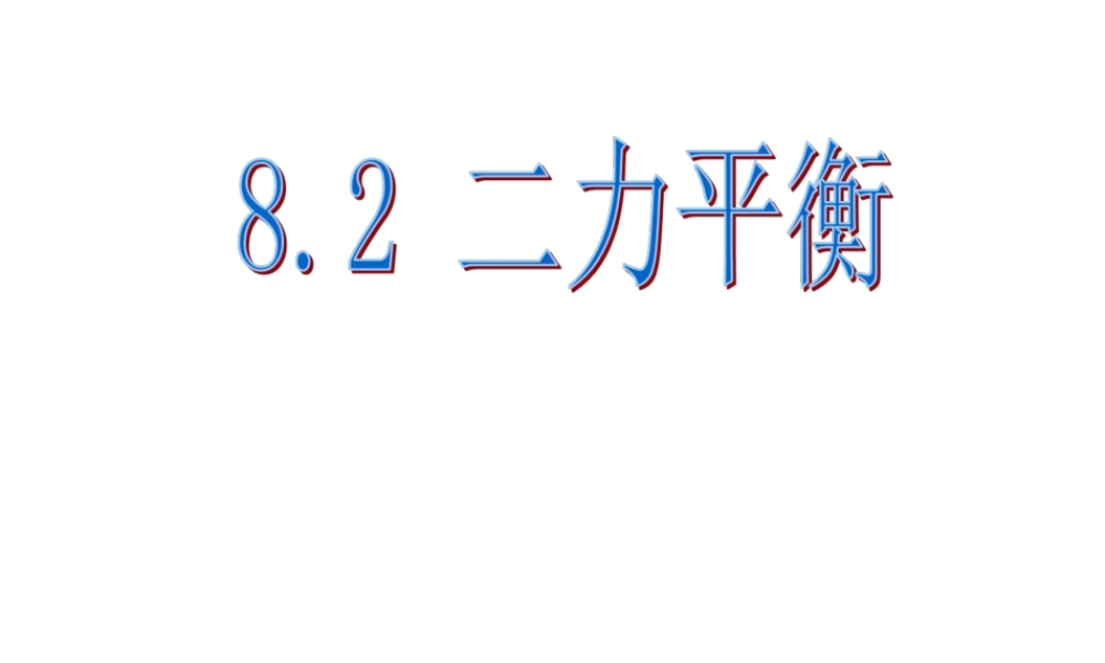 《二力平衡》