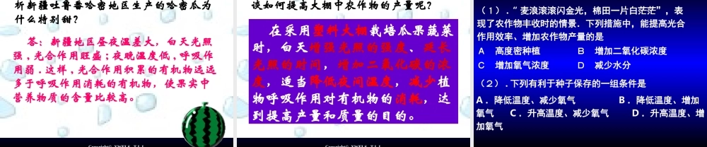 初一生物上册PPT复习课件2