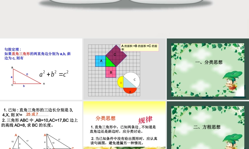 中罗香美晒课PPT勾股定理复习课