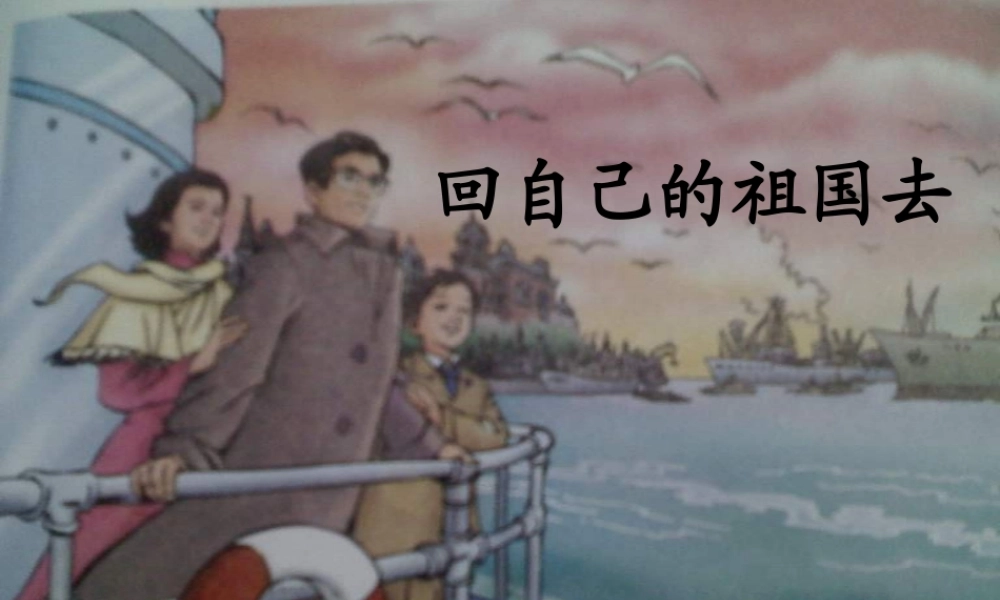 《回自己的祖国去》课件