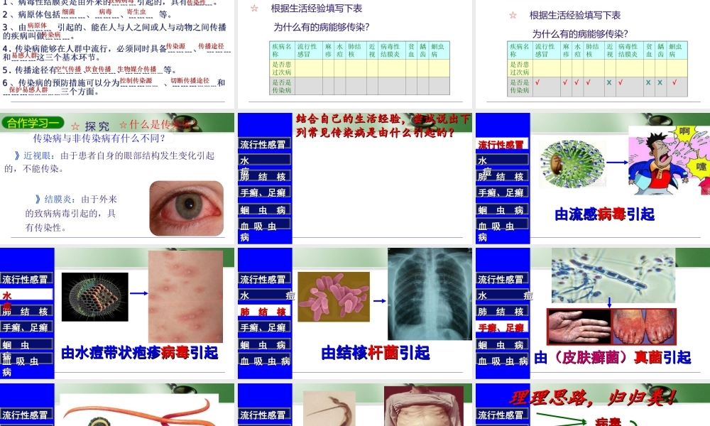 科学·技术·社会-人类与传染病的斗争