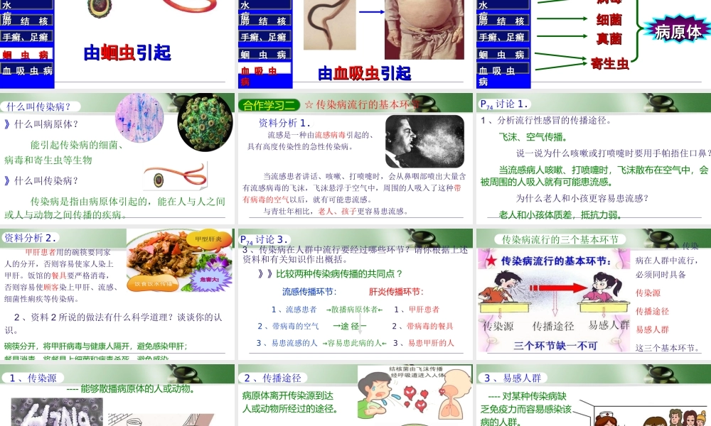 科学·技术·社会-人类与传染病的斗争