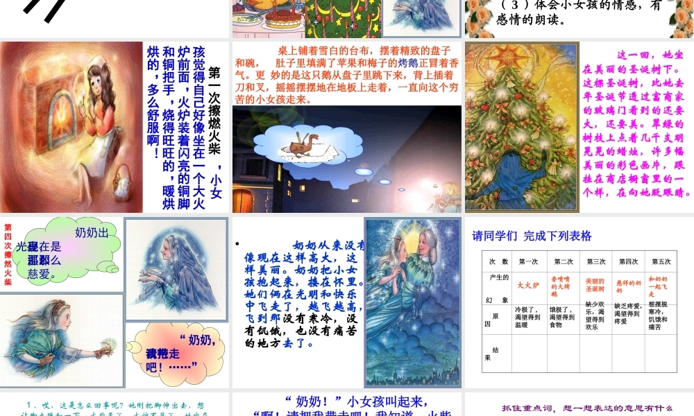 卖火柴的小女孩公开课