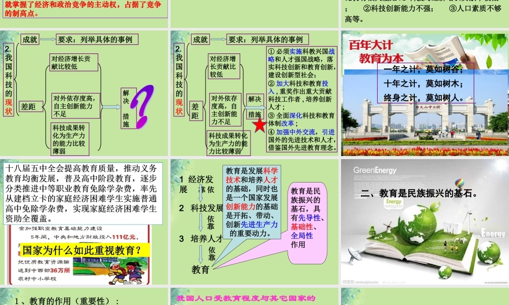 科学技术是第一生产力