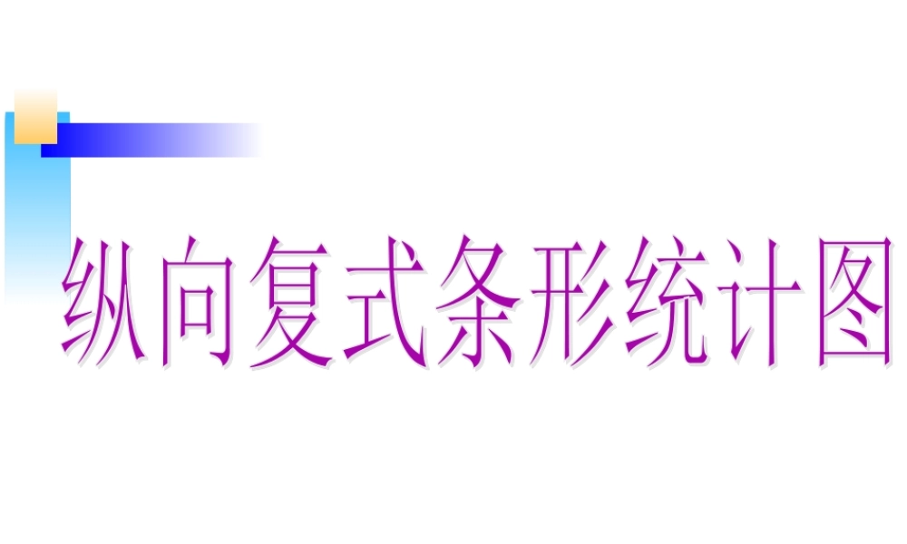 《纵向复式条形统计图》PPT课件