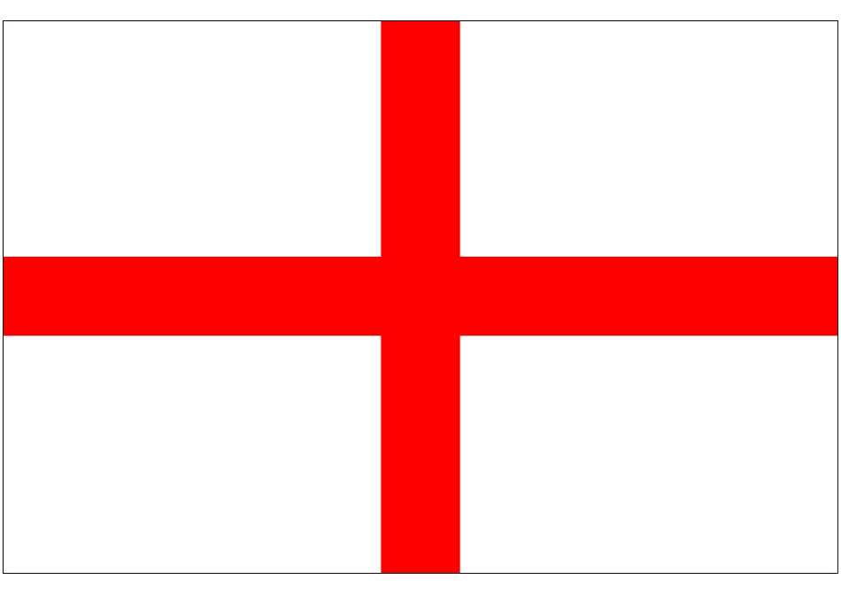 世界杯纸模：助威国旗(C1-英格兰)_第1页