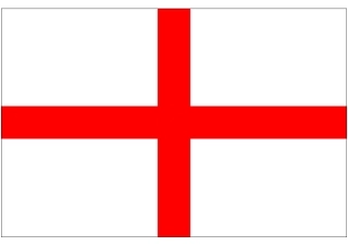 世界杯纸模：助威国旗(C1-英格兰)