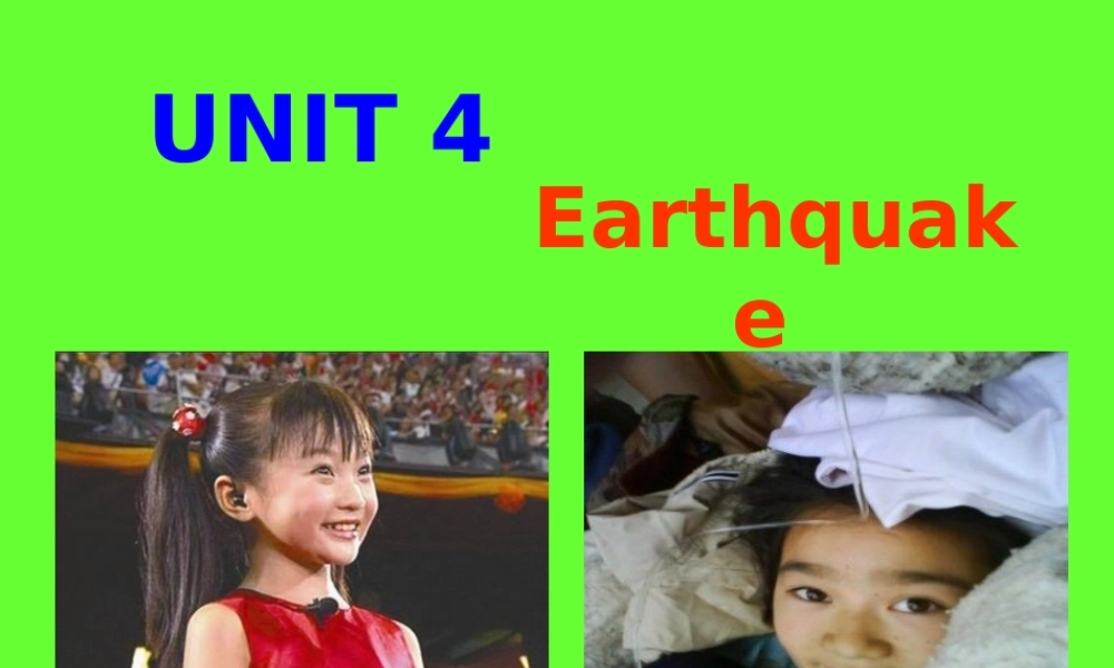 unit4Earthquake