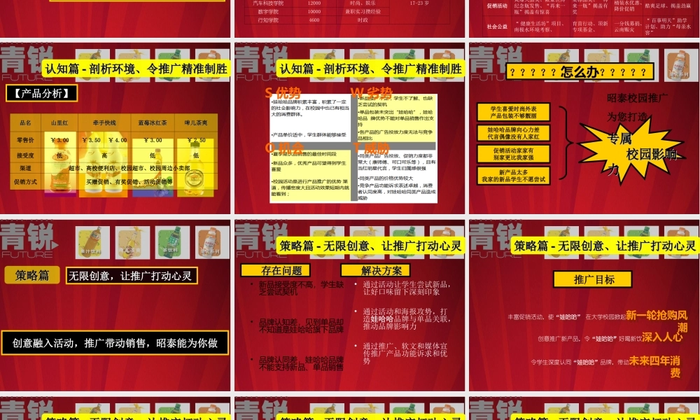 【策划】娃哈哈“今夏我最红”2010校园活动推广方案