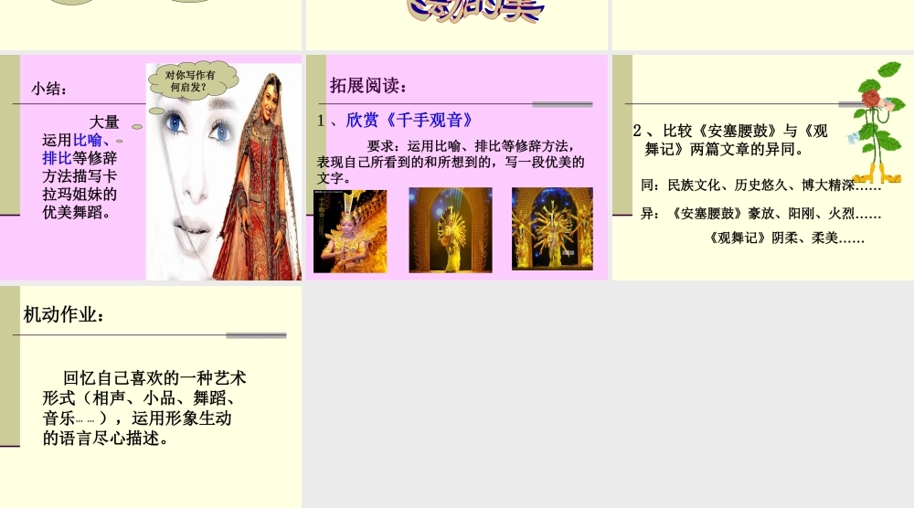 《观舞记》ppt课件123