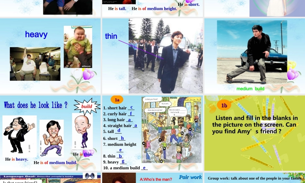 七年级英语下册-Unit-7-What-does-he-look-like课件-人教新目标版