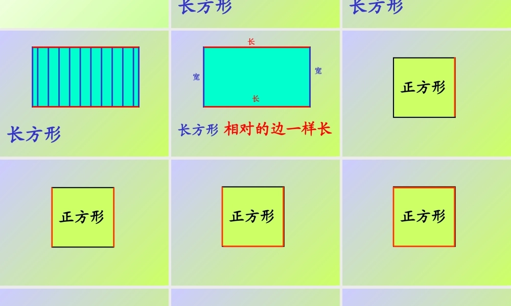 长方形和正方形
