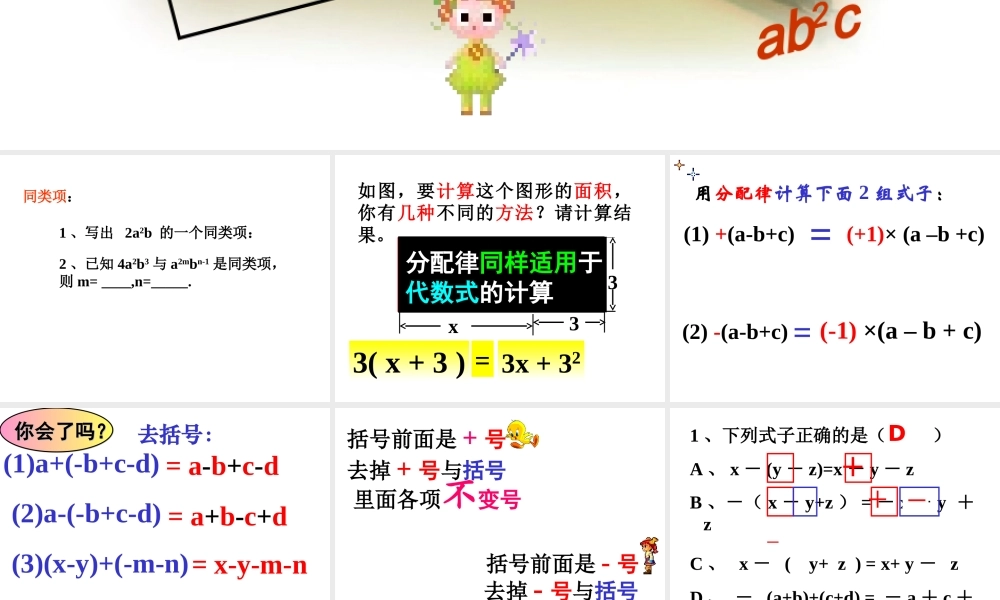 4.6-整式的加减(1)