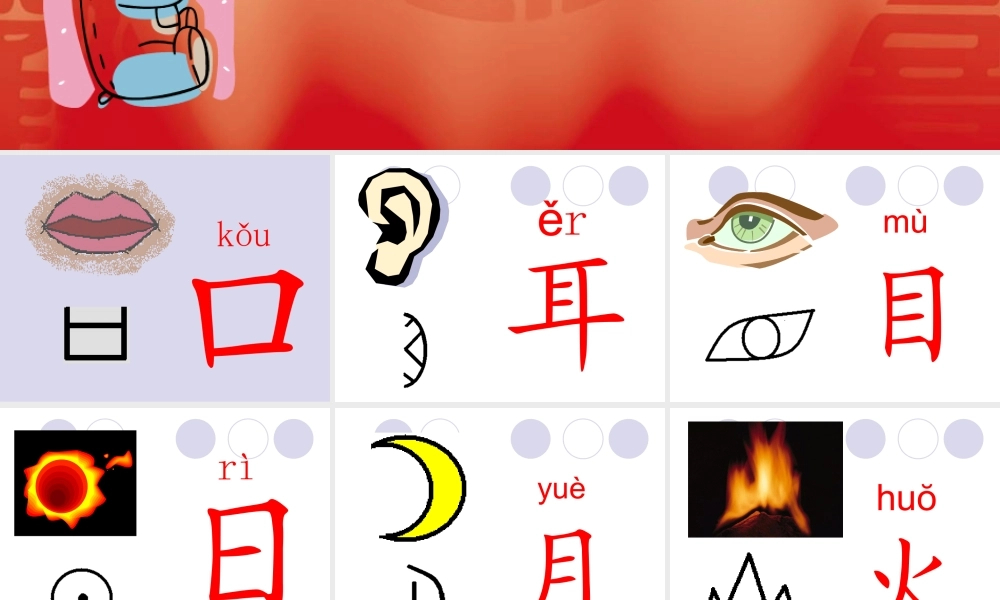 小学一年级上册语文第二课口耳目PPT课件2