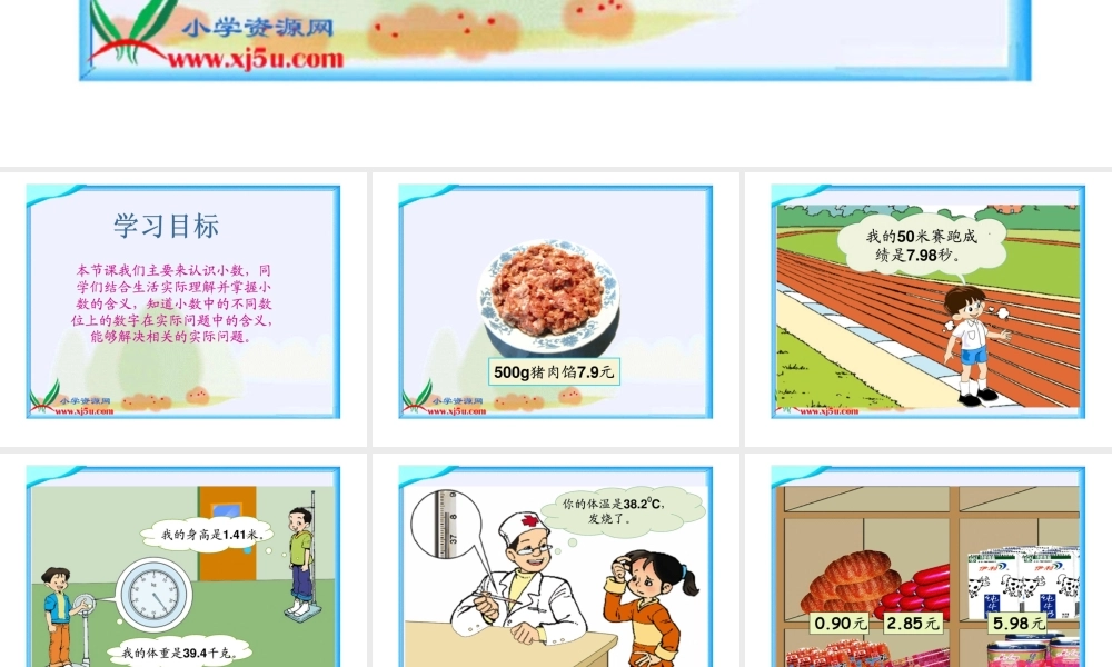 小数的意义(二)