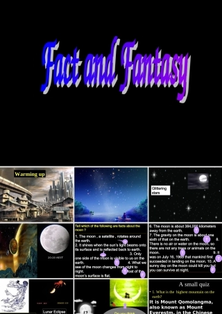 人教版高二英语unit12 fact and fantasy 课件