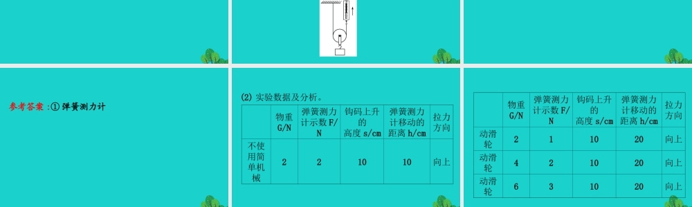 八年级物理全册 第十章 第二节滑轮及其应用习题课件 (新版)沪科版 课件