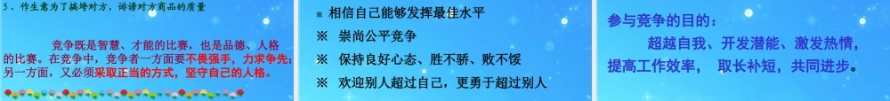 八年级政治下册 竞争与合作5 课件 陕教版 课件