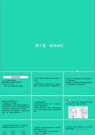 中考地理复习 六下 第十章 极地地区课件 鲁教版 课件