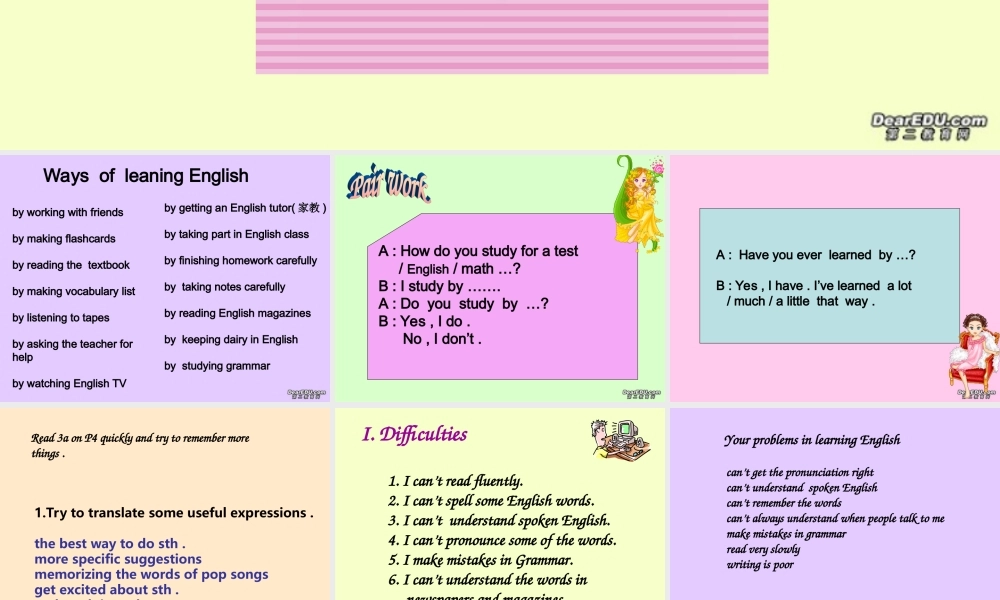 九年级英语Unit1期中复习课件 人教新目标版 课件