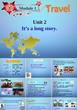 九年级英语下册 Module 1 Unit 2 It s a long story课件 (新版)外研版 课件