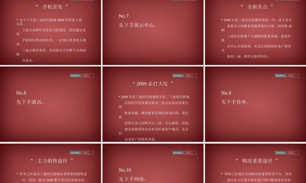 三迪世纪新城2月整合推广策略-市场攻击