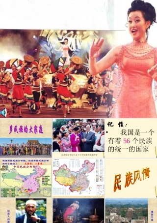八年级政治下册 4.1(多民族的大家庭)课件 湘师版 课件