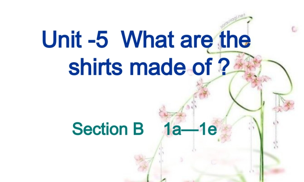 SectionB1a—1e-(3)