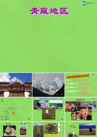 八年级地理下册 第五章 第三节(西北地区和青藏地区)课件 (新版)湘教版 课件