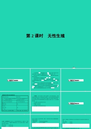 八年级生物下册 6.1.1 被子植物的生殖(第2课时)课件 (新版)冀教版 课件