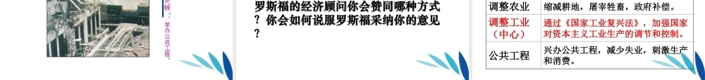 九年级历史下册 第四课经济大危机教学课件 人教新课标版 课件