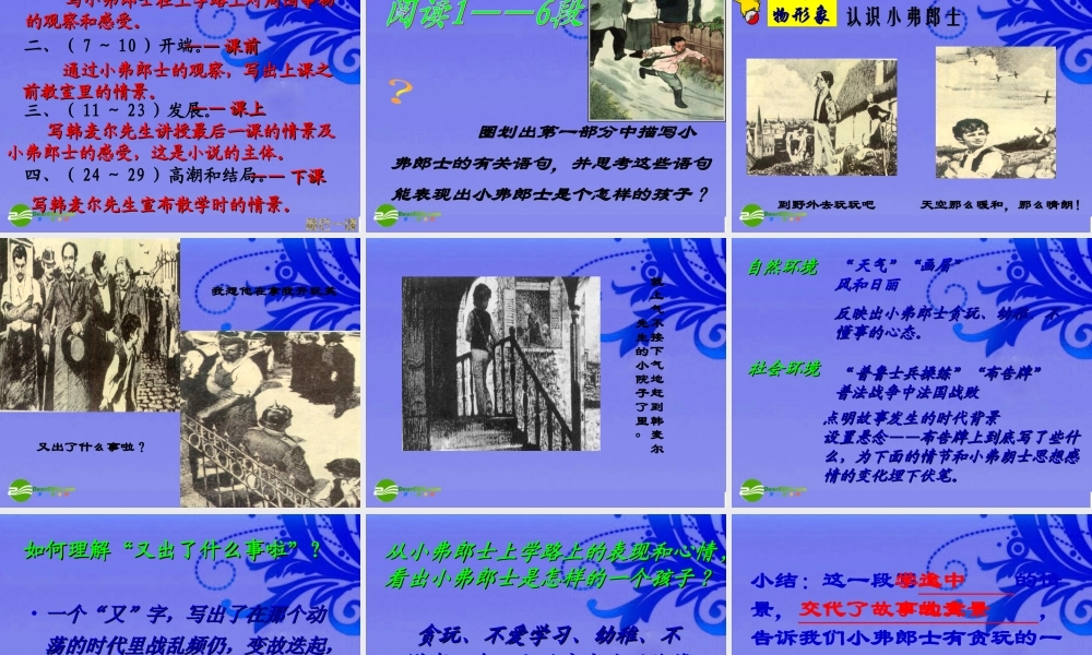 七年级语文下册(最后一课)优秀实用课件(二) 人教新课标版 课件