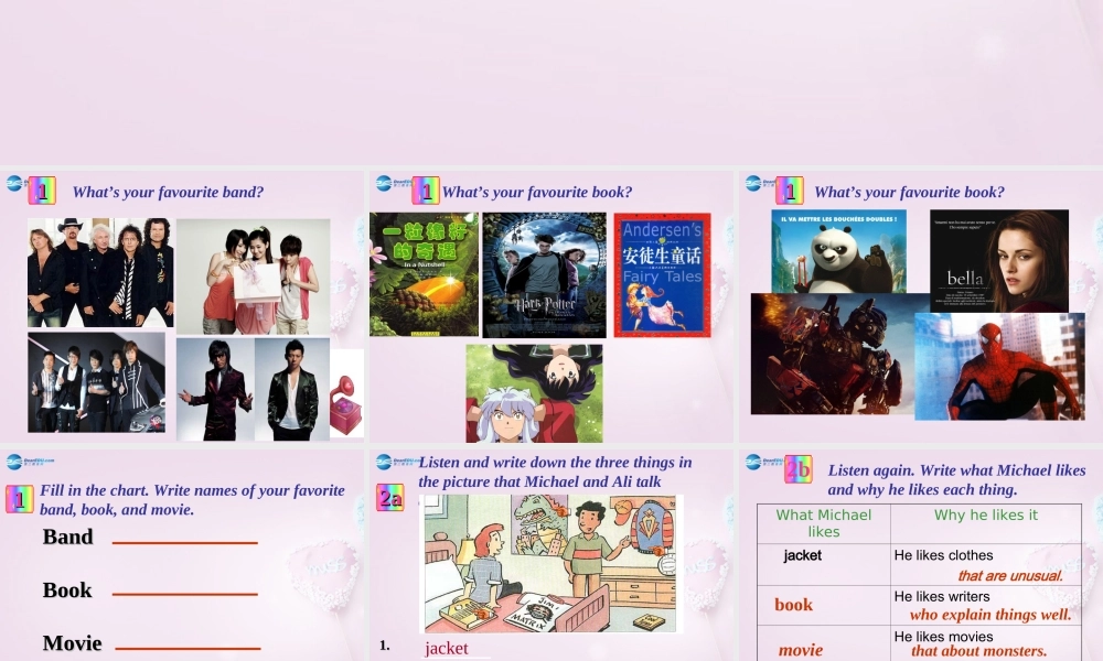 八年级英语下册 Unit 5 I like music that I can dance to Section B课件 鲁教版五四制 课件