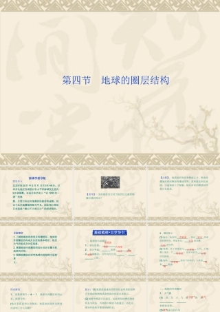 1.4-地球的圈层结构-ppt课件16--高中地理-新人教版-必修1
