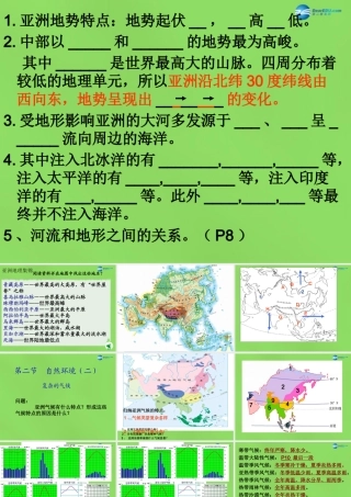 中学七年级地理下册(6.2 自然环境(第3课时))课件 (新版)新人教版 课件