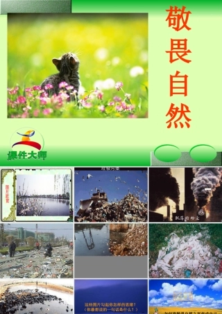 八年级语文敬畏自然课件 新课标 人教版 课件