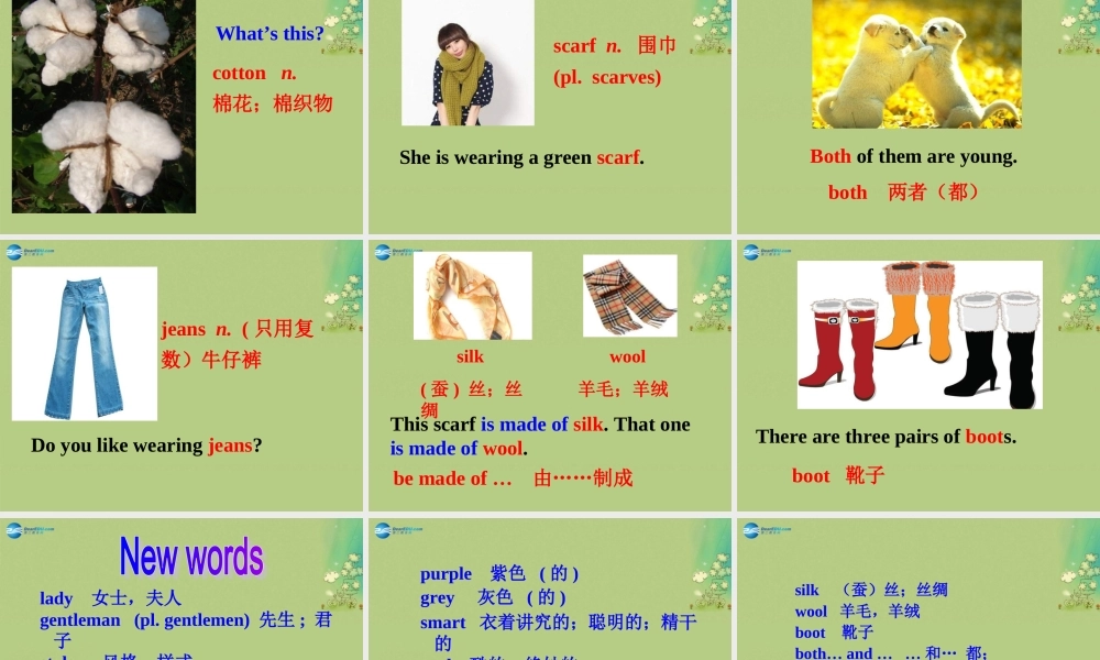 七年级英语上册 Unit 8 Fashion Reading课件 (新版)牛津版 课件