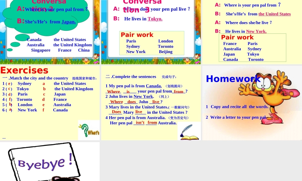 七年级英语下课件-Unit-1-Where-is-your-penpal-from