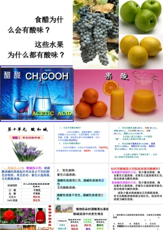 课题1-常见的酸和碱