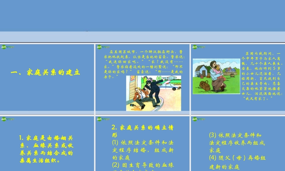 八年级政治上册 第1课 第一框 我知我家精品课件 人教新课标 课件