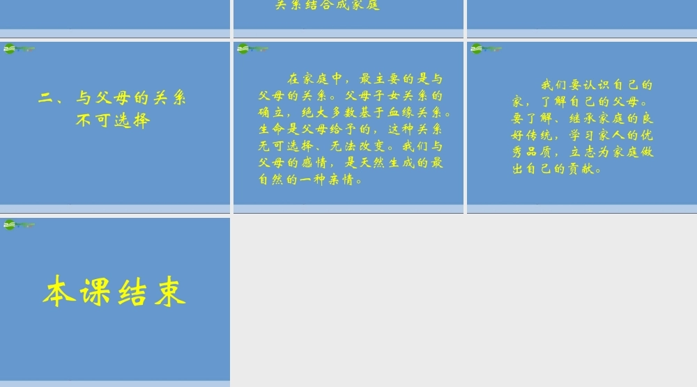 八年级政治上册 第1课 第一框 我知我家精品课件 人教新课标 课件